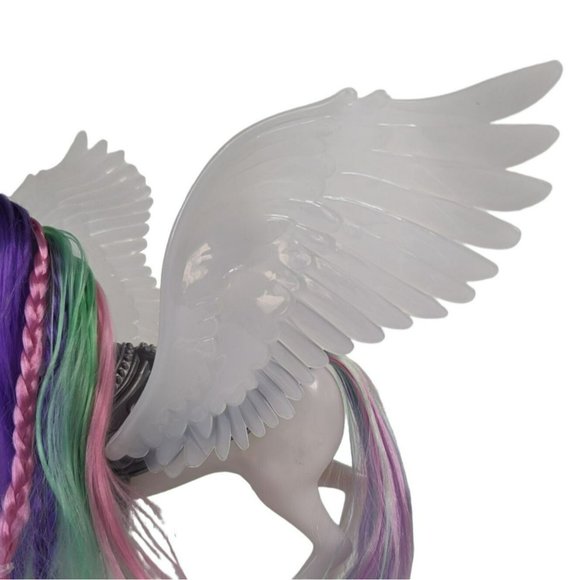 Yellow River Color Changing Pegasus Winged Horse Toy 9-Inches - Picture 5 of 6